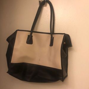 Bag tanger black an beige bag